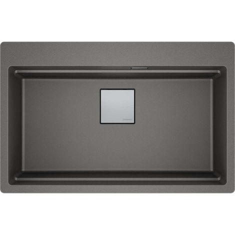Franke Kubus 2 Pro - Fregadero fragranite KNG PRO 610-73, piedra gris 114.0751.862 (1/3)