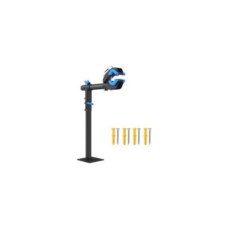Support de réparation de vélo, réglable en hauteur, charge max. 25kg, montage entretien reparation VTT, vélo de route