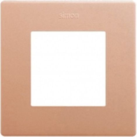 SIMON 270 Marco estética icon con 1 elemento cobre 27000610-091