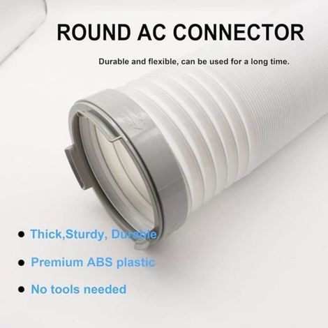 Climatiseur Adaptateur de Tuyau de Fenêtre Interface,Coupleur de Tuyau d'échappement de Climatiseur Portable[énergétique A+++] (1/5)