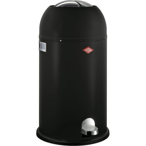 Wesco Pattumiera Kickmaster Soft 33 Litri Nero Opaco