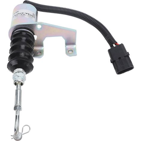 12V Aluminium-Kraftstoffabsperrventil, hohe Haltbarkeit, OEM-Standard SA 3742, kompatibel mit Deutz, robustes Motorteil. (1/5)