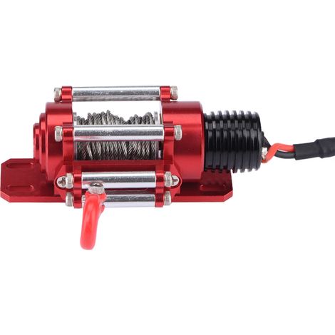 Treuil électrique en métal pour voitures tout-terrain radiocommandées 1:10 SCX10 D90 D110 TF2 TRX4 KM2 (1/5)