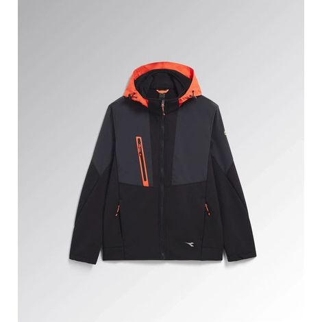 Giacca Giubbotto da Lavoro Diadora Softshell Hybrid Nero / Nero Fantasma - 702.179823 - size XL