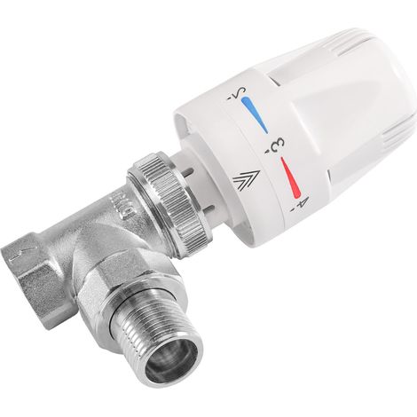 Kit thermostat G1/2, 1/2" DN15 Valve de radiateur avec retour (1/5)
