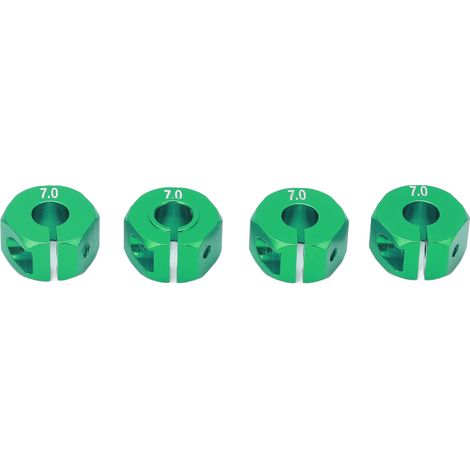 12mm 7mm Aluminium Roue Moyeu Adaptateur Entraînement pour 1/10 Télécommande Combinateur Accouplement Vert (1/5)