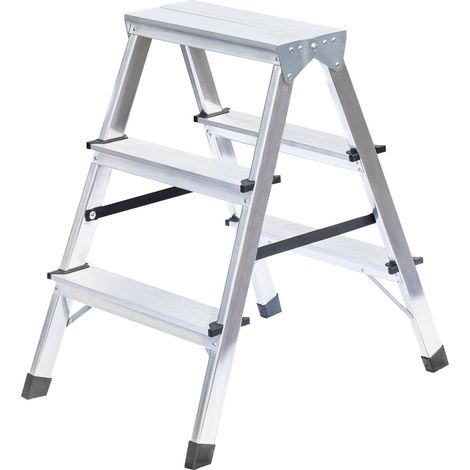 MUNK Doppelleiter 2x4 Stufen (1/2)