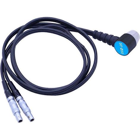 Sonde de mesure d'épaisseur ultrasonique, câble transducteur, sonde 10 mm/5 MHz (1/5)