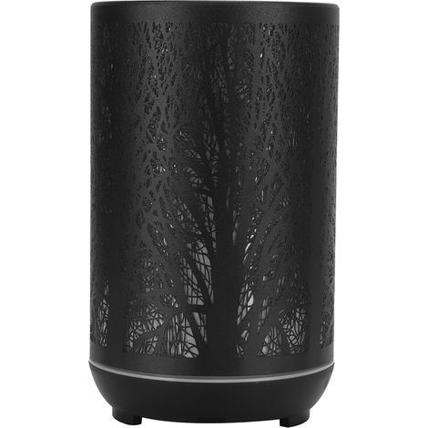 Humidificateur d'air 300 ml 2 en 1 avec veilleuse, diffuseur d'arômes et d'aromathérapie, noir, prise 100-240 VEU (1/5)