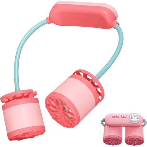 Ventilador de cuello sin aspas,ventilador de cuello,herramienta de refrigeración silenciosa con 3 velocidades para el trabajo de oficina (1/5)