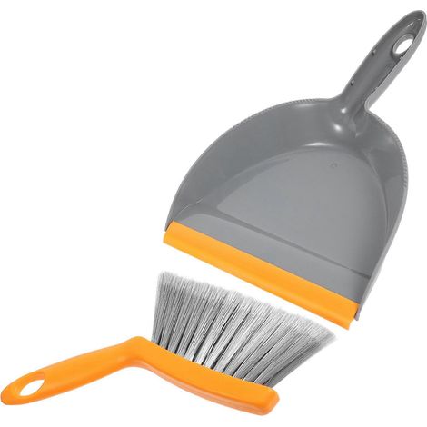 Ensemble balai et pelle à poussière mini pratique, compatible avec le nettoyage de bureau à domicile (1 ensemble). (1/5)