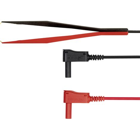 Schutzinger 4 mm Messleitung schwarz und rot