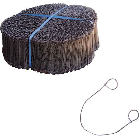 Liens métalliques à boucles de 10 cm botte de 5000 (1/3)