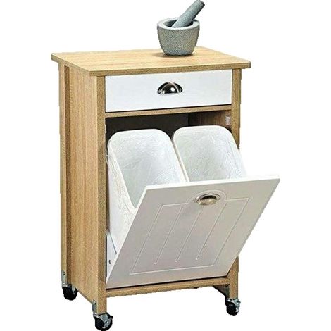 Kesper Barra a rotelle rovere sonoma 50 cm larga (1/3)