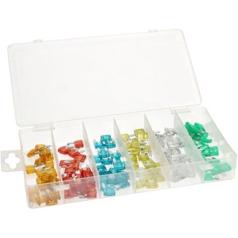 Lot de 120 mini fusibles pour voiture 5 A, 10 A, 15 A, 20 A, 25 A, 30 A-NANOTEH (1/5)