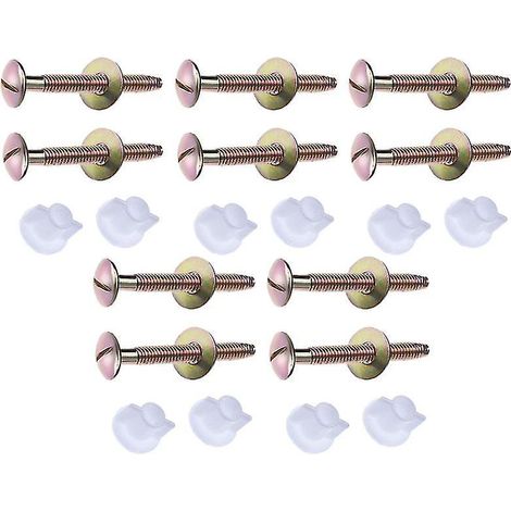 Lot de 10 boulons de toilette (1/3)