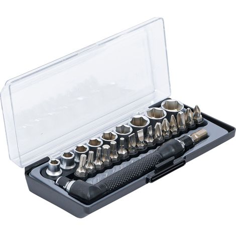 Serie di inserti e bussole con portainserti angolare  6,3 mm (1/4")  26 pz. (1/4)