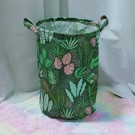 Panier à Linge Épais en Coton et Lin, Panier de Rangement Pliable Multifonctionnel pour Chambre à Coucher, Salle de bain, Jouets et Vêtements Sales 78L (1/5)