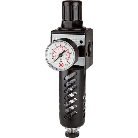 Riegler Filterregler »multifix«, mit PC-Behälter, Schutzkorb, BG 3, G 1/2 (1/4)