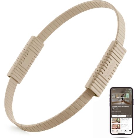 Anneau de Pilates Magic Circle de 14 pouces pour travailler les cuisses, les abdominaux et les bras – léger et durable.