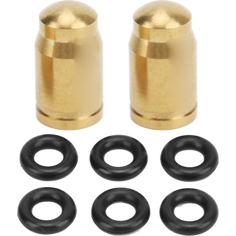 Bouchon de valve de vélo RISK en alliage de titane, étanche à la poussière et de qualité mécanique, couleur or. (1/5)
