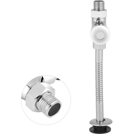 Bouton de commande de chasse d'eau pour urinoir de toilette, temporisation manuelle, arrêt automatique (1/5)