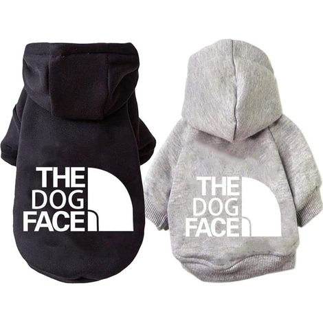 pullover 2 pièces pour chien, pullover en coton pour animal de compagnie, pullover en polaire pour chat, pullover pour chien de S à m(s) (1/2)