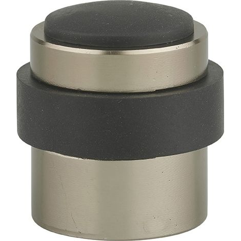 Fermaporta da pavimento, da avvitare, satinato, Ø 38 mm, altezza 34mm - THIRARD (1/4)