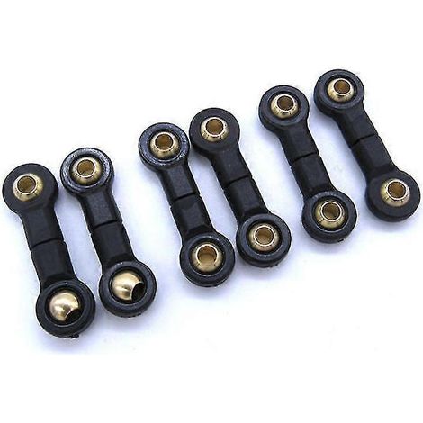 2024 Lot de 6 biellettes de connexion pour essieu arrière de voiture RC B16 B36, pièces de rechange pour rotule de suspension