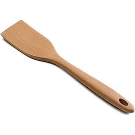 Lacor Spatola Liscia Legno faggio 30 x 6 cm, Beige, cm