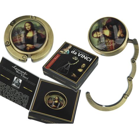 Appendiabiti estensibile Leonardo da Vinci Monna Lisa Art Home