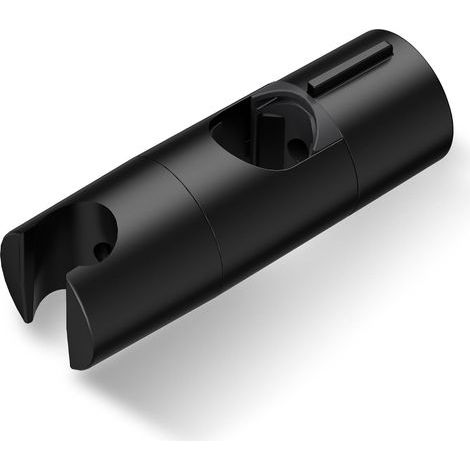 Support Pommeau de Douche Réglable de 19 à 25 mm de Diamètre, ABS Support Douchette, Support de Douche pour Barre Réglable, Porte Pommeau de Douche, Noir (1/5)