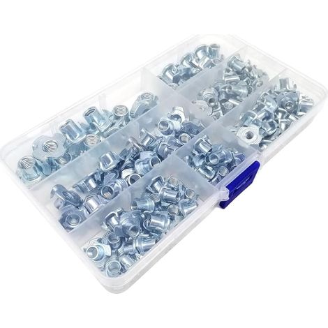 1 boîte de 115 écrous à griffes en acier épais M4 M5 M6 M8 pour (1/5)