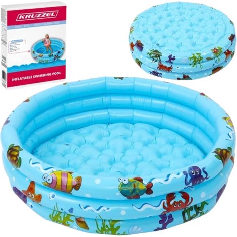 Inflatable pool for children - paddling pool Kruzzel 20932 (1/5)