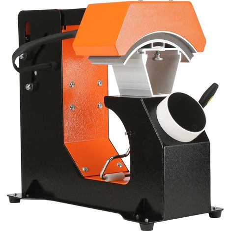 Presse à chaud 3-en-1 pour casquettes, 16x9 cm, transfert sublimation automatique, panneau numérique avec 3 plaques chauffantes remplaçables. (1/5)