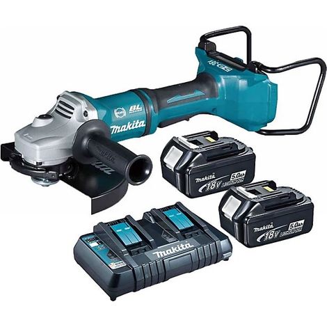 MAKITA DGA900PT2 Twin 18v Angle grinder 9" (230mm) (1/5)