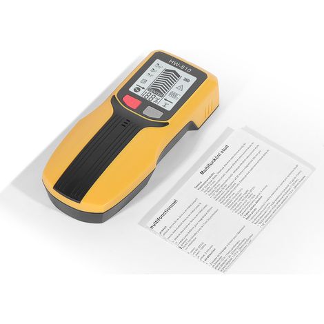 Stud Finder Wall Scanner, Handheld Detector with LCD Display for Wood, Metal and AC Wire Yellow