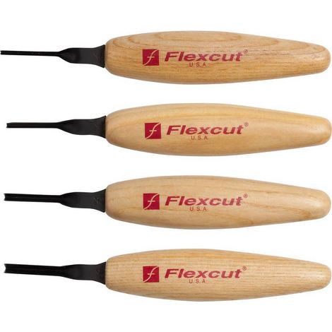 Ensemble von gouges und messer flexcut fur sculpture und bonsai MT600