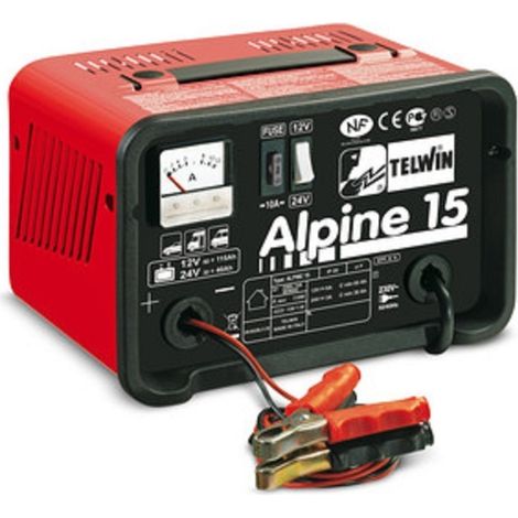 Chargeur de voiture portable telwin alpin 15 voltage 12-24v chargeur de batterie - Salon (1/3)