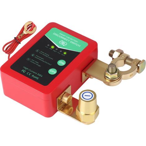 Style régulier rouge et vert,Interrupteur de Découpage de Batterie 12V/24V Universel pour Camion - Télécommande Intelligente, Anti-décharge (1/3)