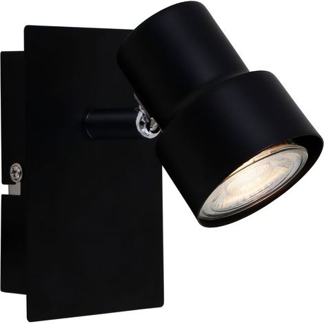 LED Wandspot Wandlampe 1xGU10 Strahler dreh- & schwenkbar schwarz 5W Briloner