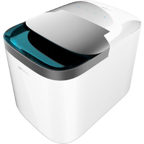 Cecotec Máquina de Hacer Hielo Chillin' Ice 1500. 150 W, Capacidad de Producción Diaria de 15 Kg, Display Táctil