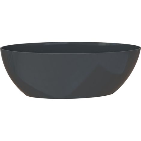 artevasi© BAHIA Pflanzgefäß Anthrazit 45 cm - Kunststoff (1/2)