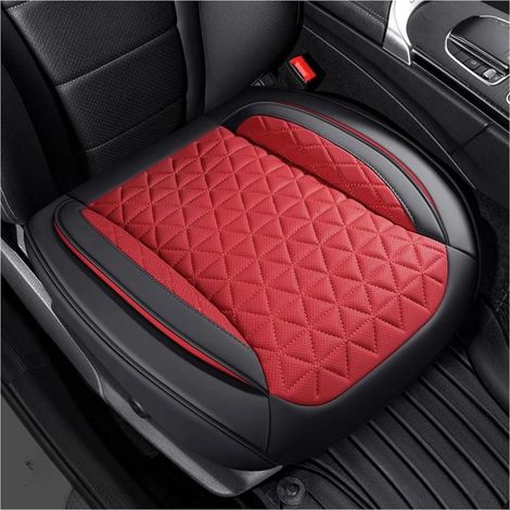 Luxuriöser Universal-Autositzbezug aus atmungsaktivem 3D-PU-Leder, perforiert und abriebfest, zum Schutz von Fahrer- und Beifahrersitzen (1/4)