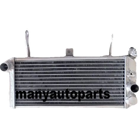 Radiador de aluminio, diseñado para Suzuki SV650, 40 % más de capacidad de refrigeración, construcción soldada con TIG, compatible con modelos de 2005 a 2009. (1/5)