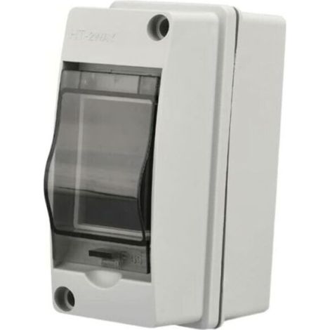 2 Modules, ABS de Surface en Plastique,Coffret Electrique Etanche Exterieur IP65, Boite de Boitier Etanche Electrique Exterieur, Armoire de Contrôle, Coffret Modulaire Boitier de Jonction (2 Way) (1/5)