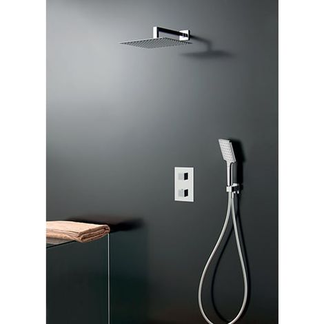 Pack classique douche murale encastrée QUADRI HYDROTHERAPIE - CRISTINA ONDYNA XQD8520 (1/5)