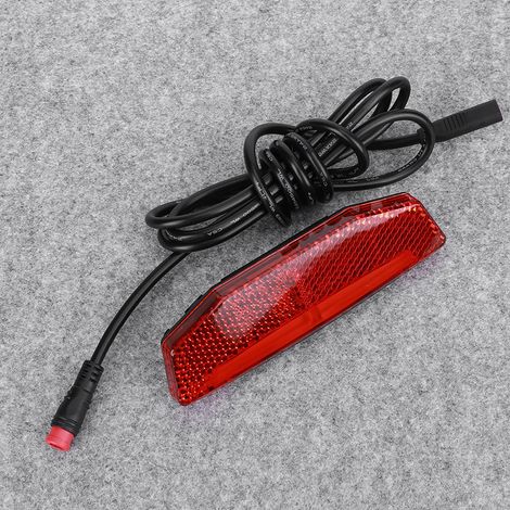 Feu arrière LED 6V/60V pour vélo électrique, éclairage de signalisation pour la conduite de nuit, connecteur étanche (1/5)