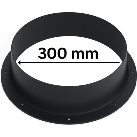 PVC Anschlussflansch Ø 300 mm für Lüftungssysteme Grow (1/5)
