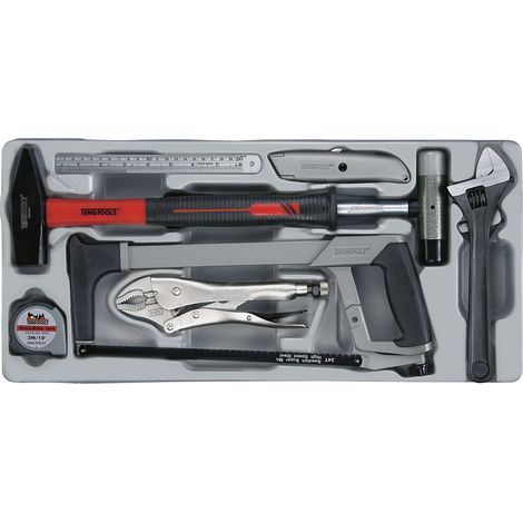 Set d'outils TT4 tray 9 pièces avec marteau de mécanicien Teng Tools TTPS09E (1/2)